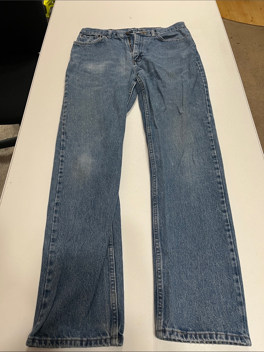 Wrangler Men's Light Blue Bootcut Jeans